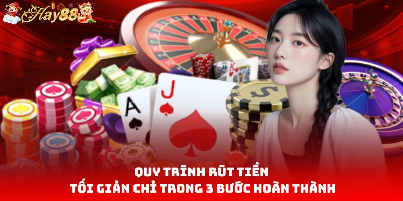 Quy trình rút tiền tối giản chỉ trong 3 bước hoàn thành