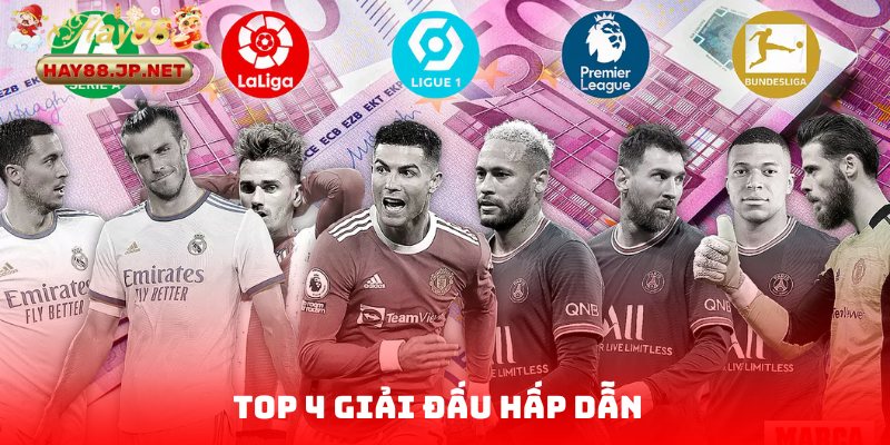 Top 4 giải đấu hấp dẫn tại trang cá độ bóng đá